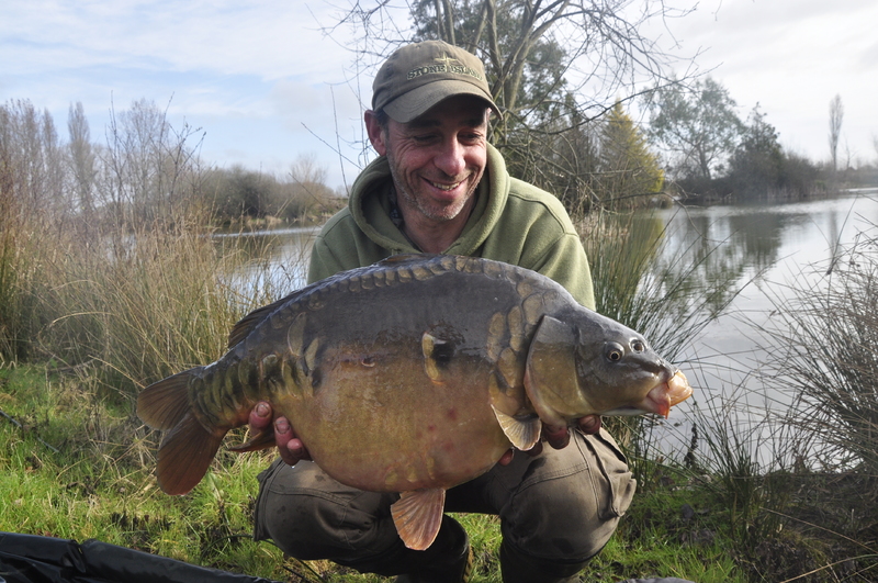 Trev with a 15lb mirror that looks set to be a big fish in a few years time.