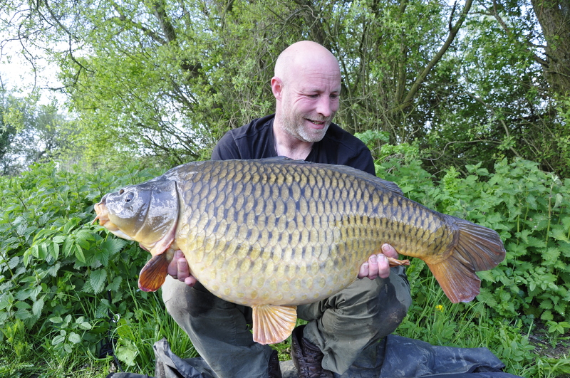Stu with a 29lb common on the last morning.